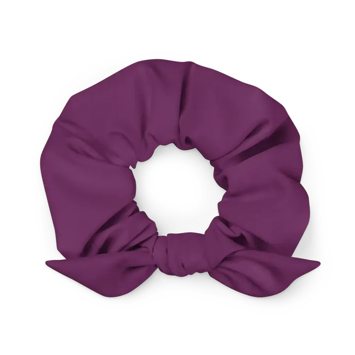 Eco-Chic Purple Scrunchie product image (1)