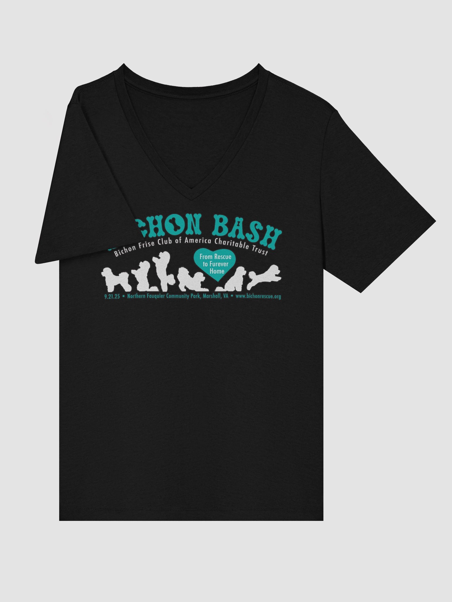 BFCACT Bichon Bash V-Neck product image (25)