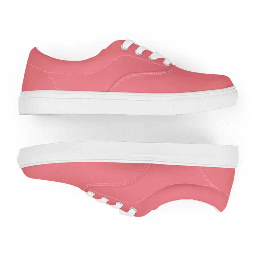 Muse Coquette Lace-Up Canvas Shoes (Cream of roses) product image (6)