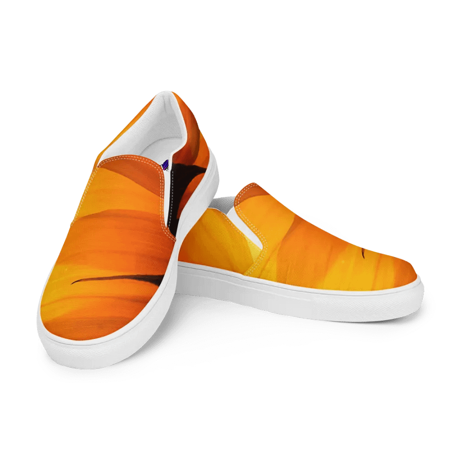 Sunflower Glow Women's Slip-On Canvas Shoes product image (11)