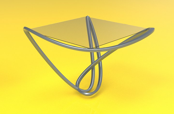 Parametric Furniture Table Design Grasshopper Rhino Files Download product image (1)
