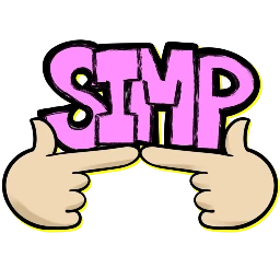 Simp Sticker product image (1)