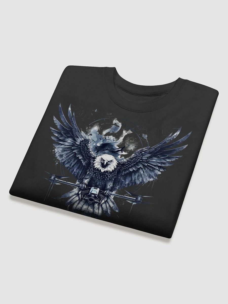 Eagle Drone of War Long Sleeve Sweater – Fierce Military-Inspired Pullover product image (18)