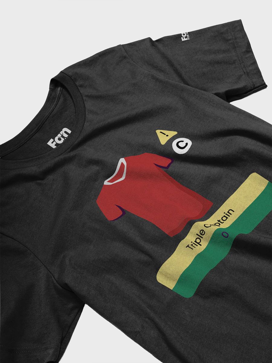 Red Triple Captain Fantasy Football T-shirt product image (3)