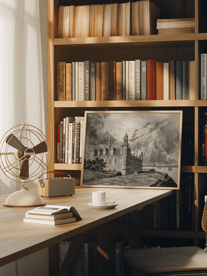 Kronborg castle - Vintage painting - Landscape product image (3)