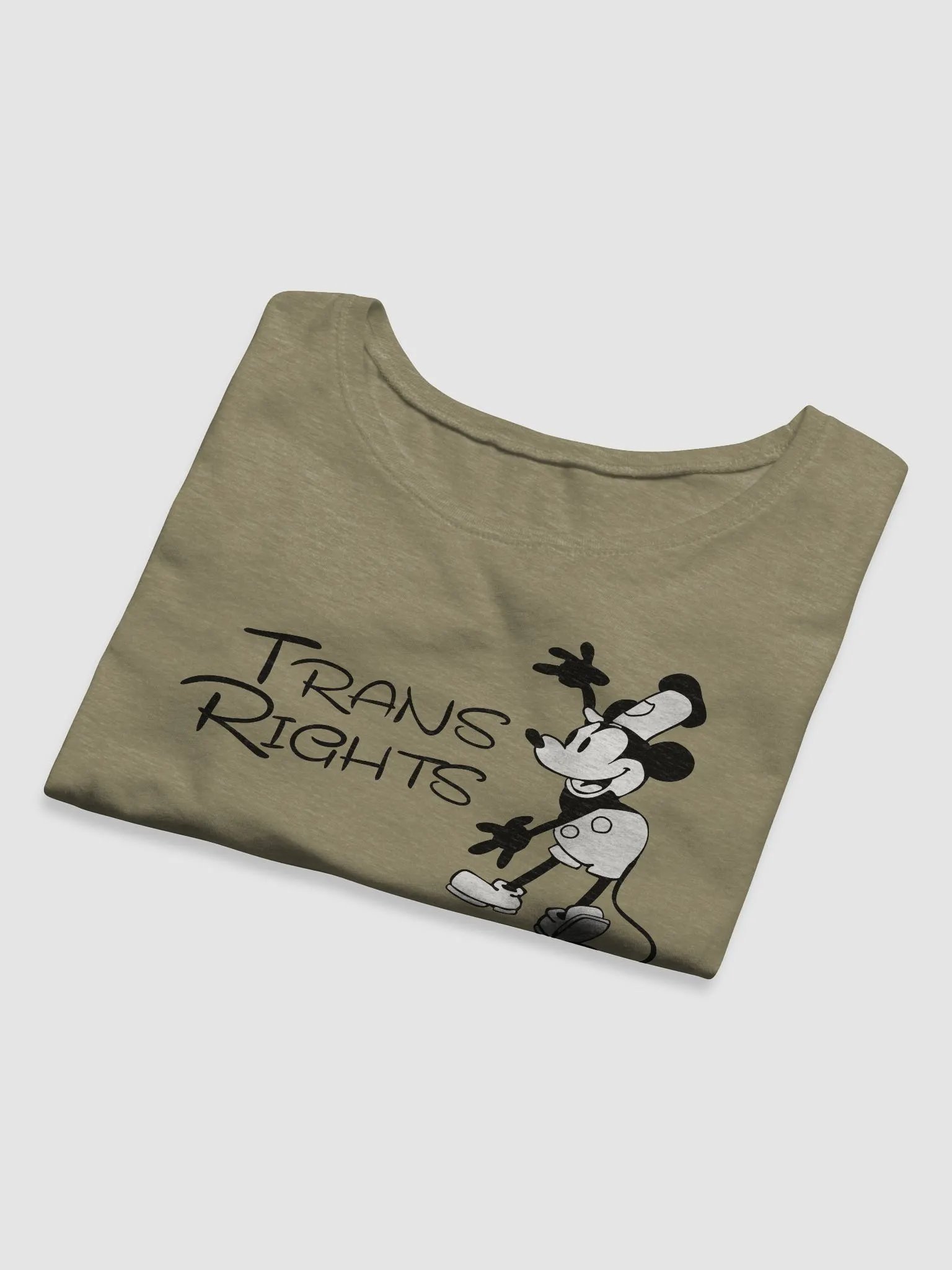 Steamboat Willie - Trans Rights Crop Tee product image (8)