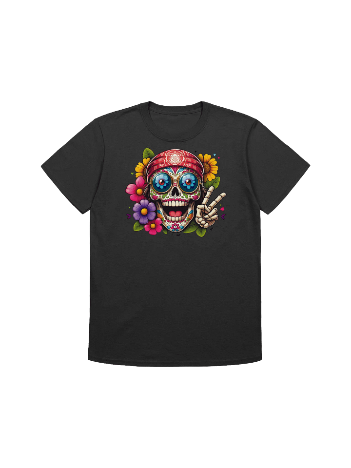 Sugar Skull Art - A Colorful Cultural Fusion T-Shirt product image (5)