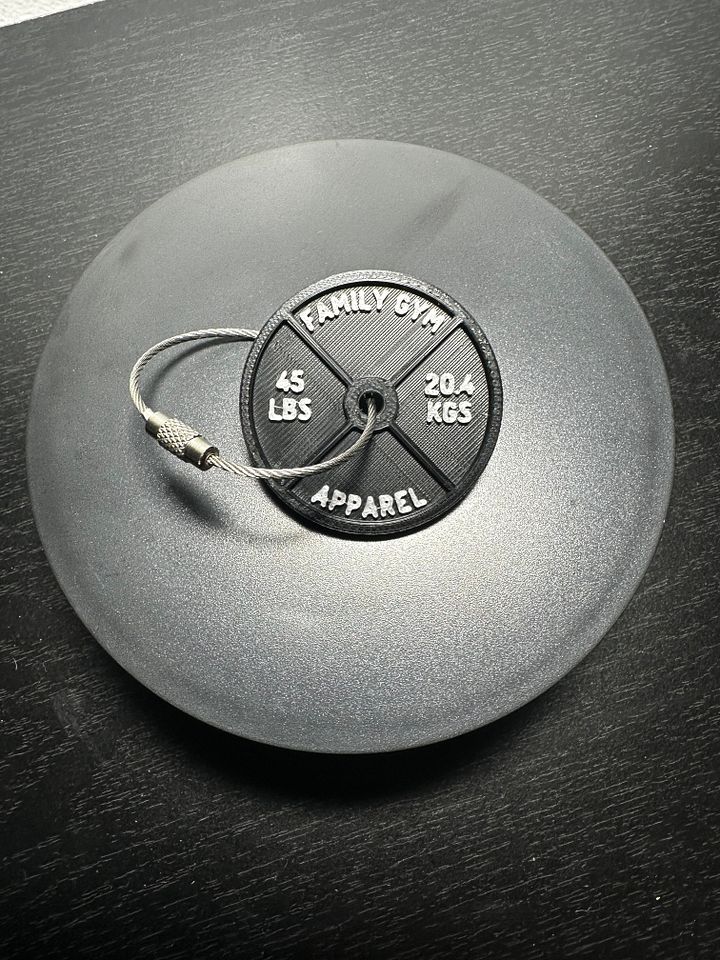 FGA 45 lb Plate keychain product image (1)