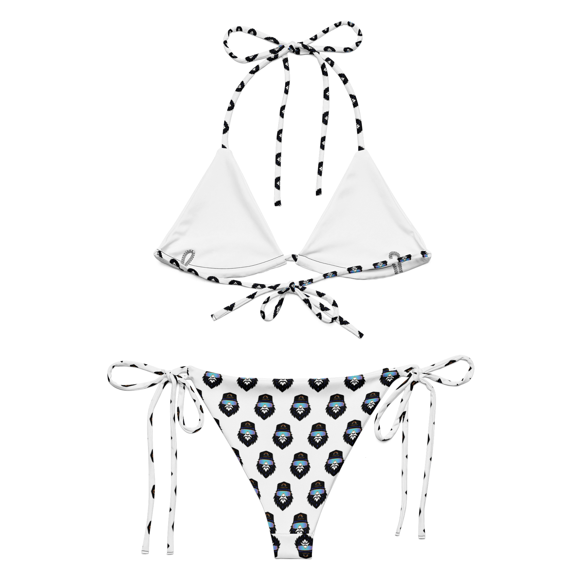 Destination Bigfoot Bronco Monogram Bigfoot Logo All-Over Print Recycled Women's String Bikini product image (4)