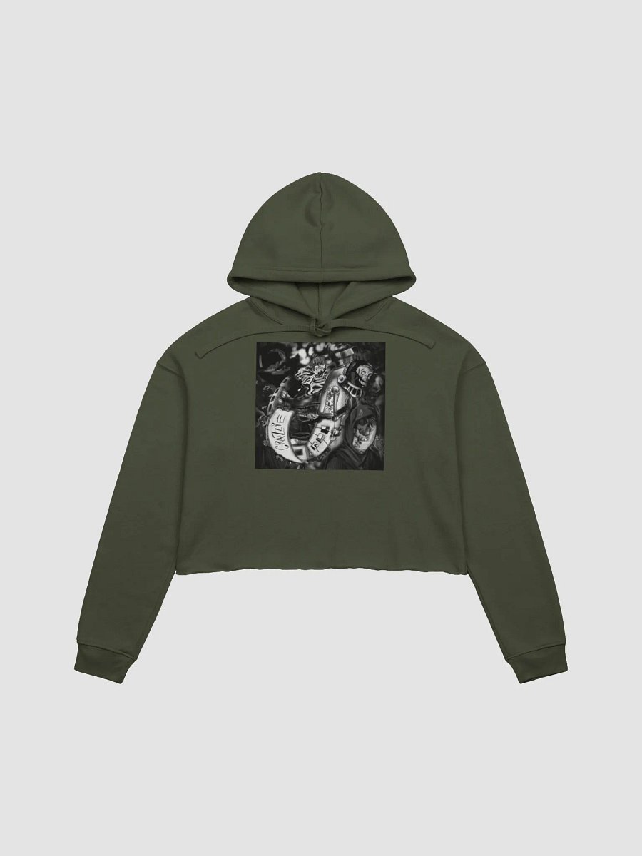Crazzie Train Crop Hoodie Dark Edition product image (2)