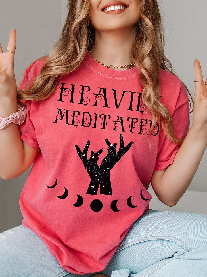eavily Meditated We Rise Together Spiritual T Shirt, Dreaming Women, 4 AM Club, Lightworker, Witchtok Tee product image (1)