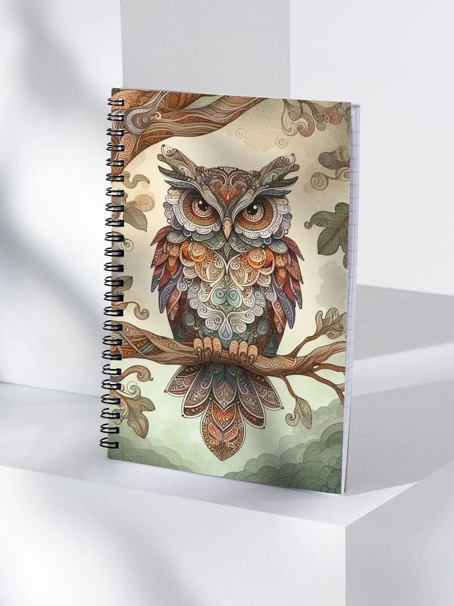 Whimsical Owl Dreams Spiral Notebook product image (4)