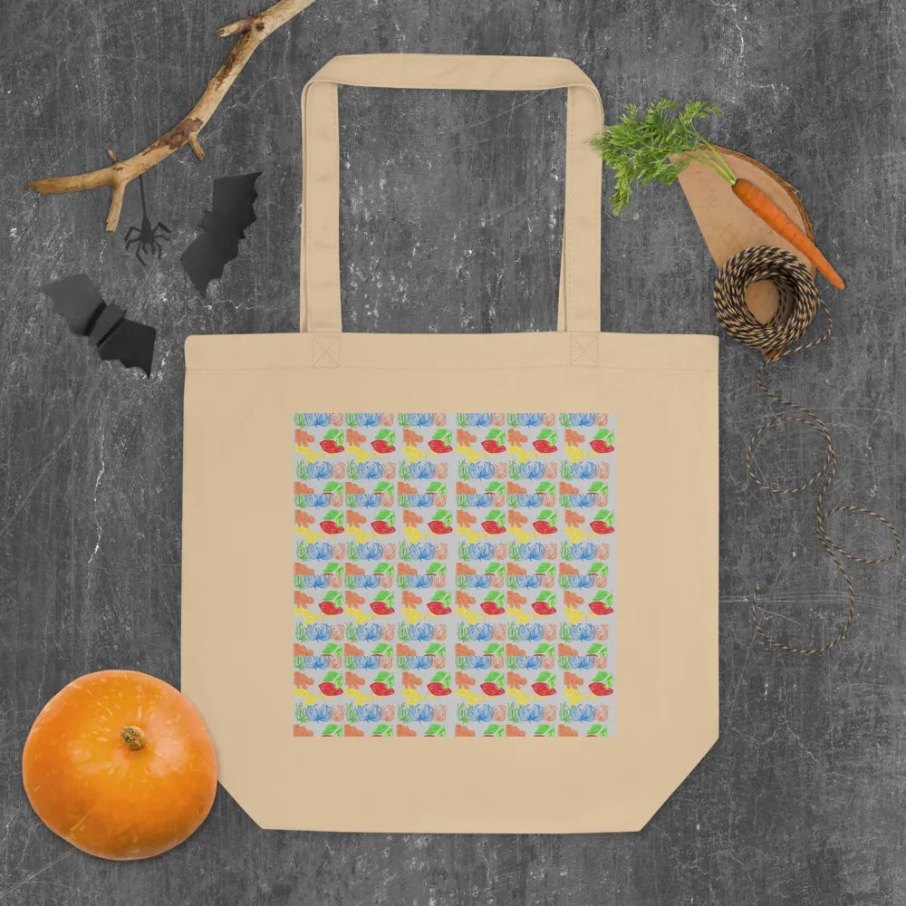 Blossom Grid Eco-Friendly Tote product image (4)