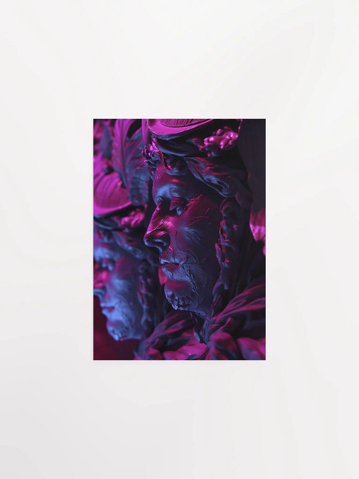 Mythical Faces Matte Poster product image (1)