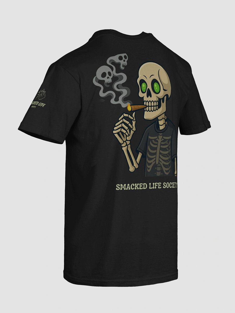 Smacked to the Bone – Halloween Skeleton Stoner Tee product image (37)