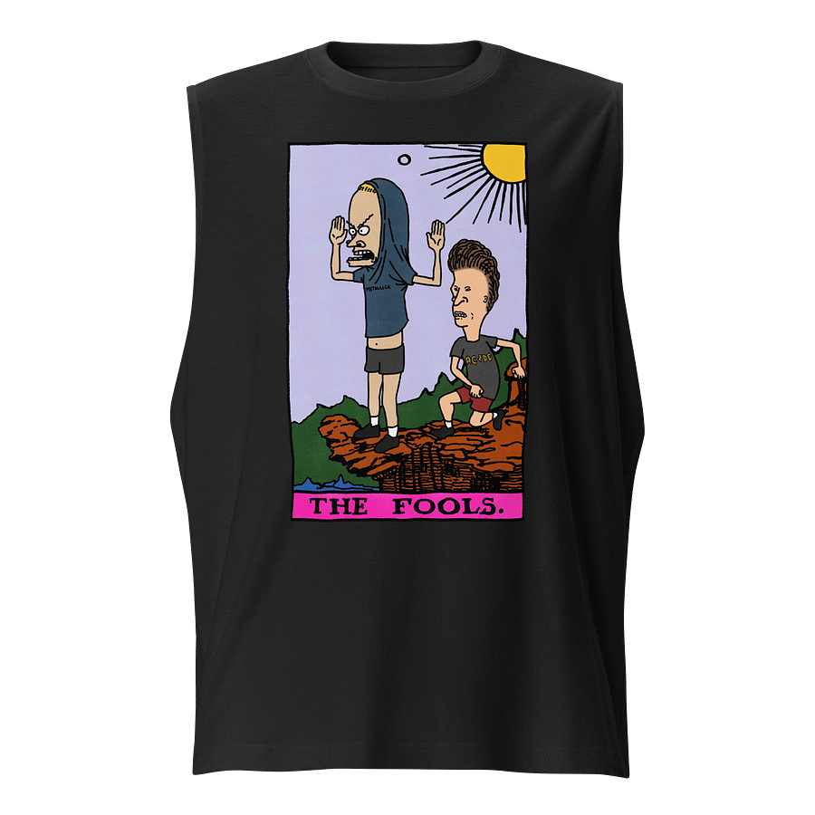 Cornholio Beavis and Butthead Fool Tarot Card Tank product image (1)