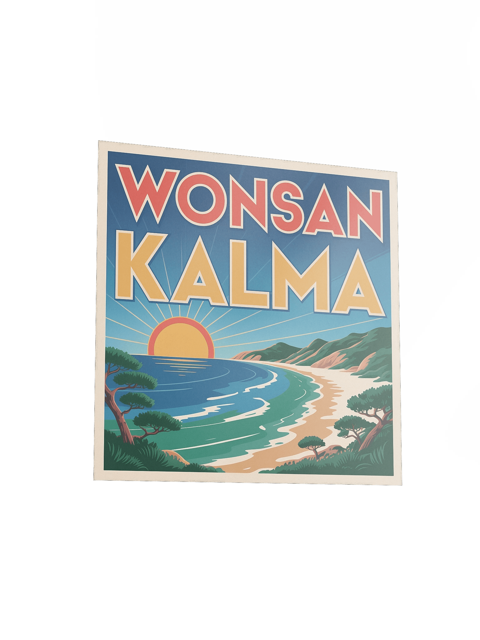 Wonsan Kalma Beach Resort Poster 12x12 — VP.POST-01 product image (3)