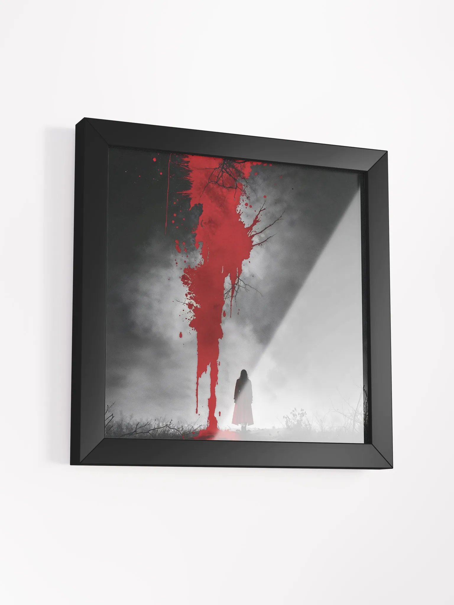 The Crimson Divide Framed Print product image (32)