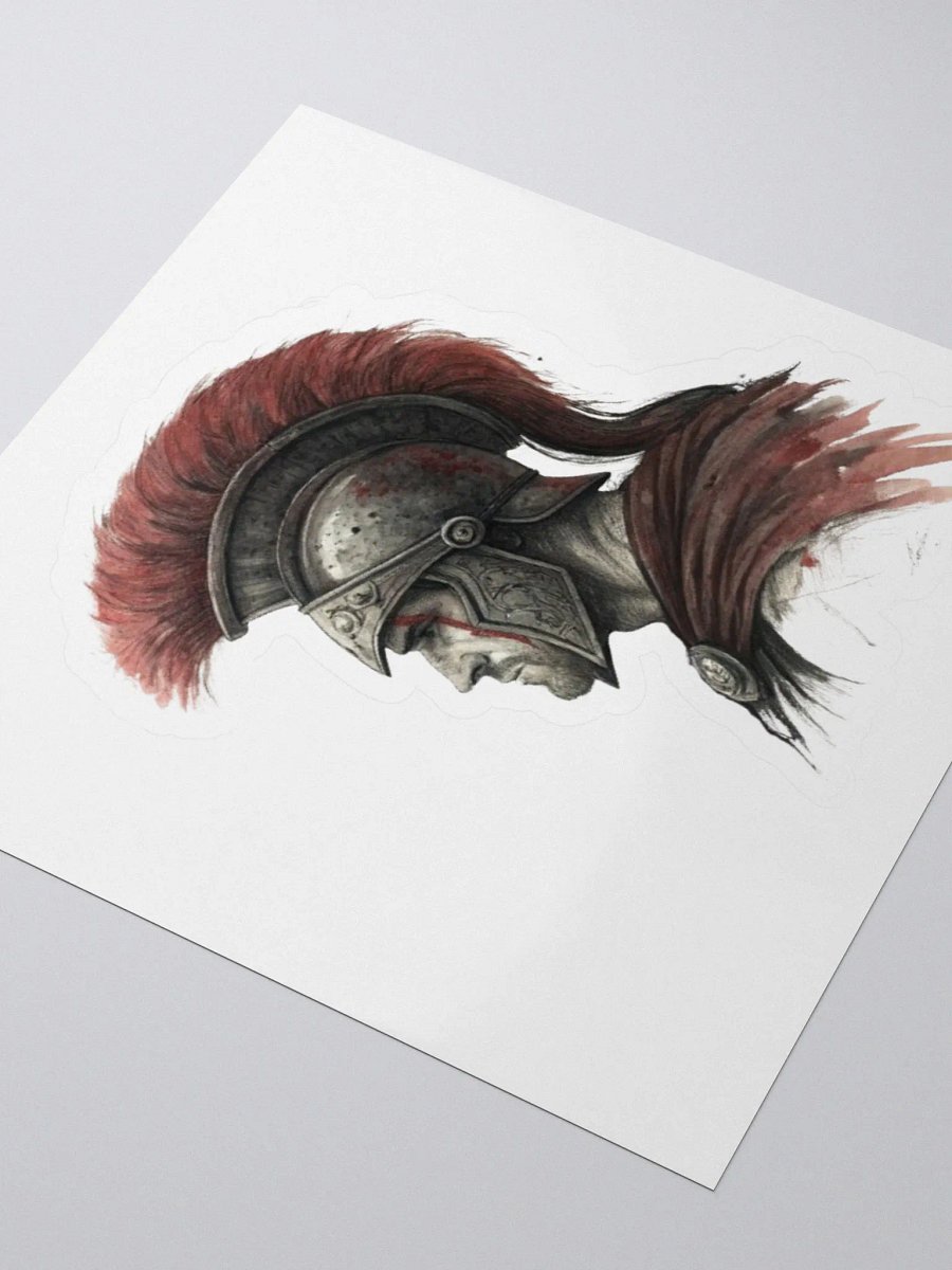 Ancient Warrior Helmet Kiss Cut Stickers product image (3)