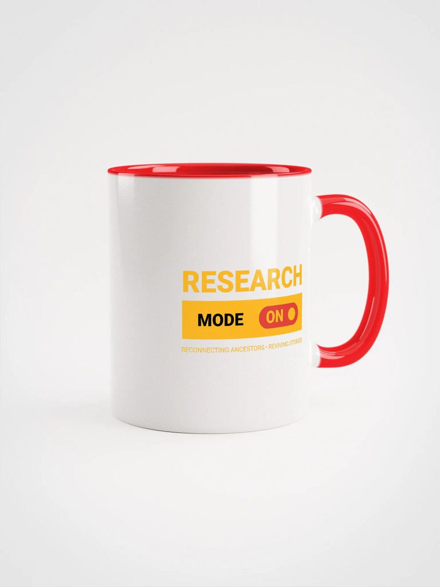 Research Mode ON - Yellow - Ceramic Mug product image (3)