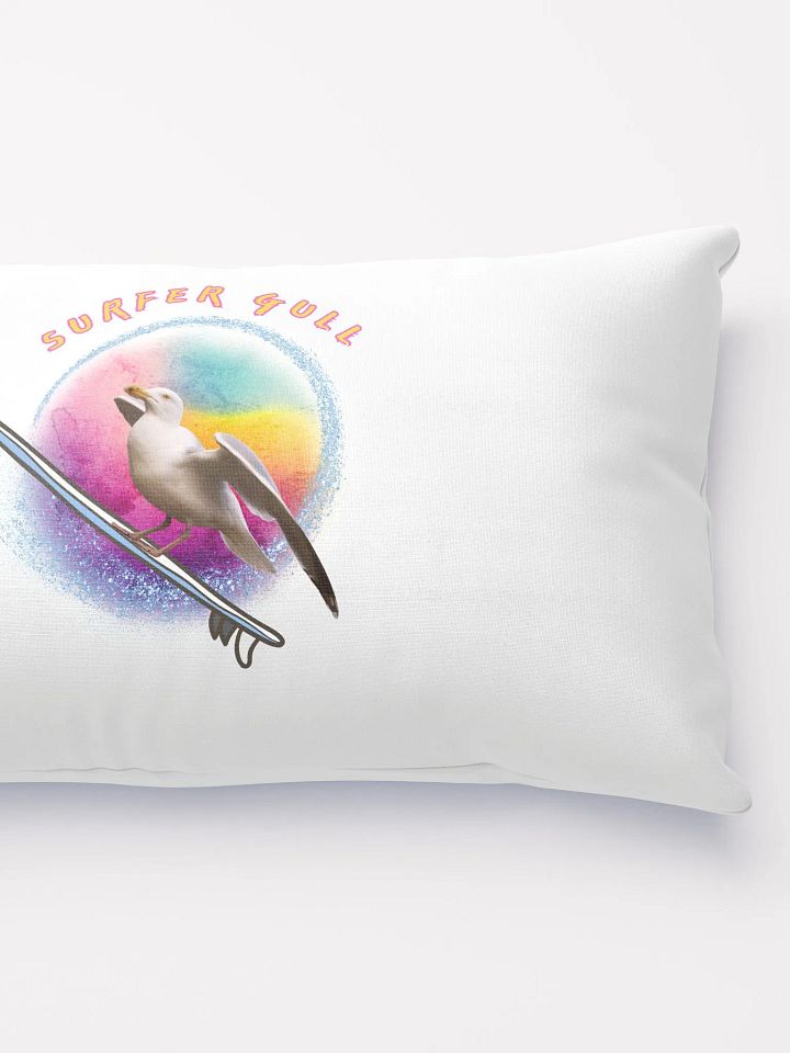 Soleil the Surfer Gull Throw Pillow product image (5)
