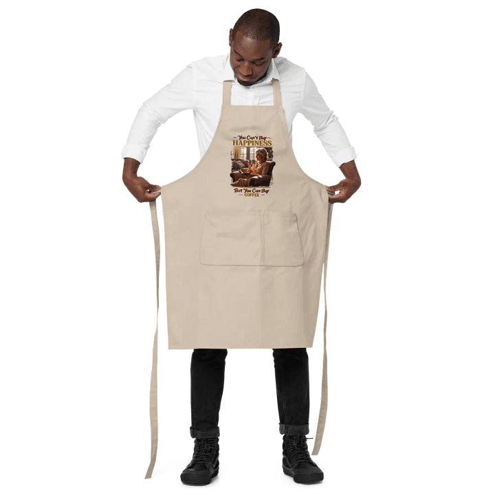 Coffee Happiness Organic Cotton Apron product image (2)