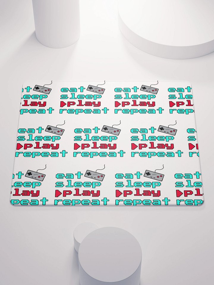 Gaming Mousepad | eat sleep play repeat product image (2)