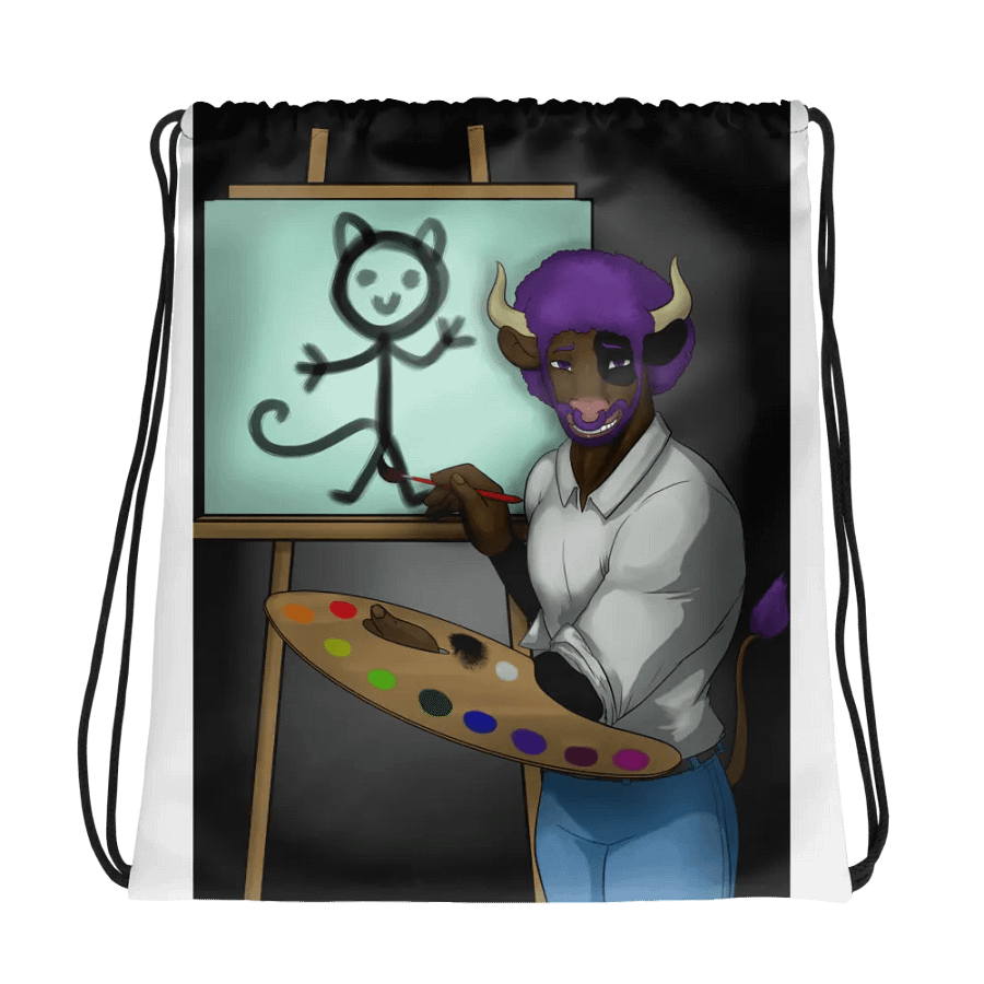 "Bull Ross" Drawstring Bag product image (1)