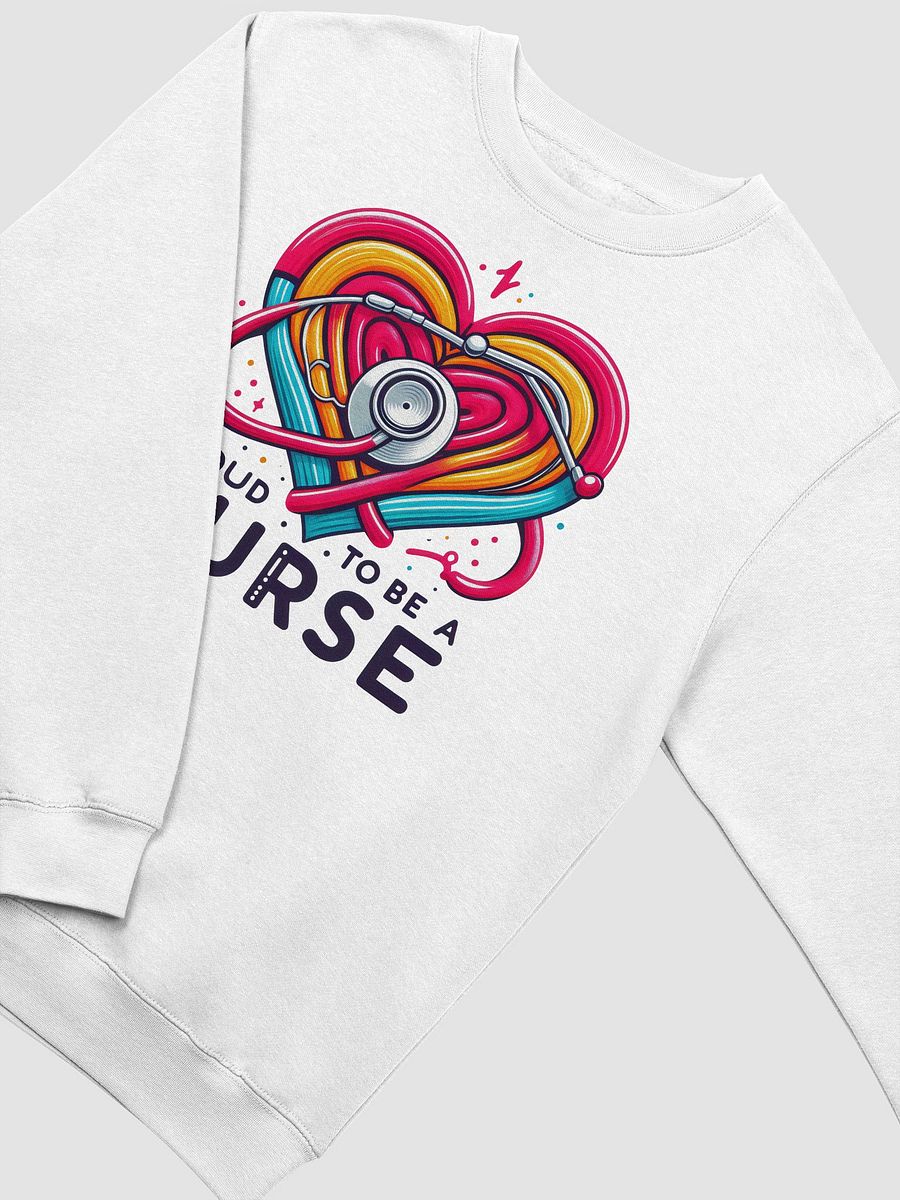 Vibrant Heart Nurse Sweatshirt product image (9)