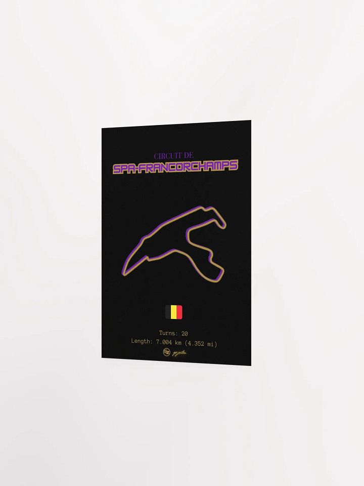 Circuit De Spa-Francorchamps | Enhanced Matte Poster product image (2)