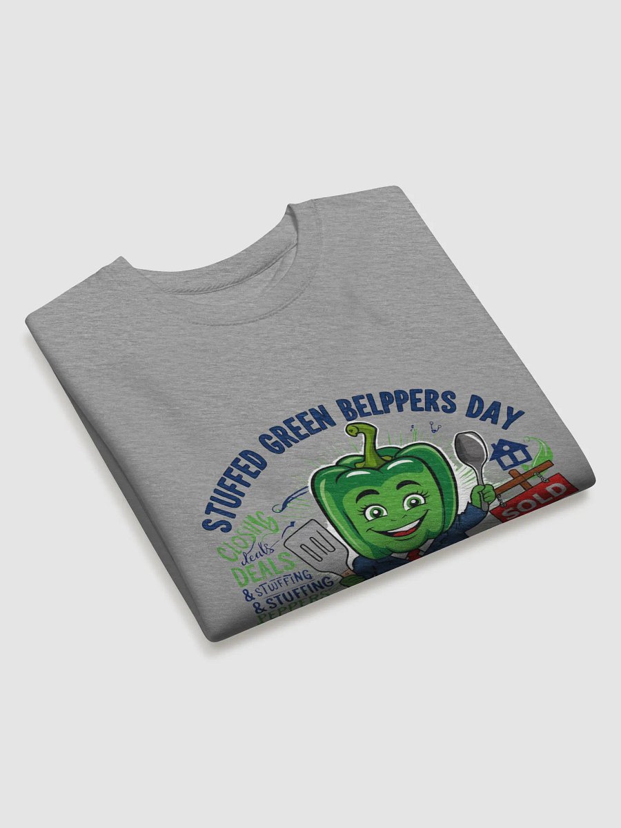 Closing Deals & Stuffing Peppers: A Realtor's Recipe for Success! Whimsical Real Estate Bell Pepper Sweatshirt product image (9)