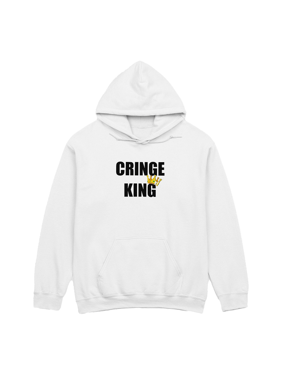 Cringe King White Hoodie product image (1)