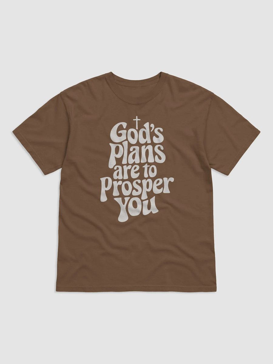 God's Plans Are to Prosper You – Jeremiah 29:11 Bible Verse Comfort Colors T-Shirt product image (3)