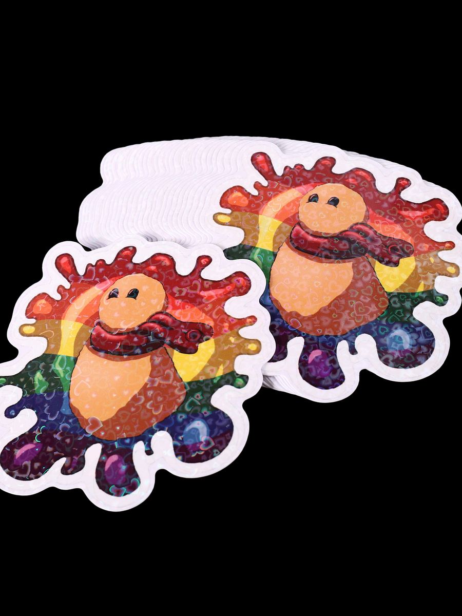 Pride Tater Holographic Sticker v2 product image (2)