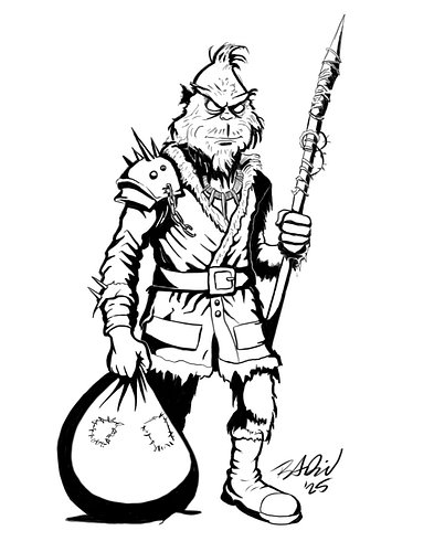 Merry Post-apocalyptic Grinchmas! #brianjustdoes #grinch #xmas #christmas