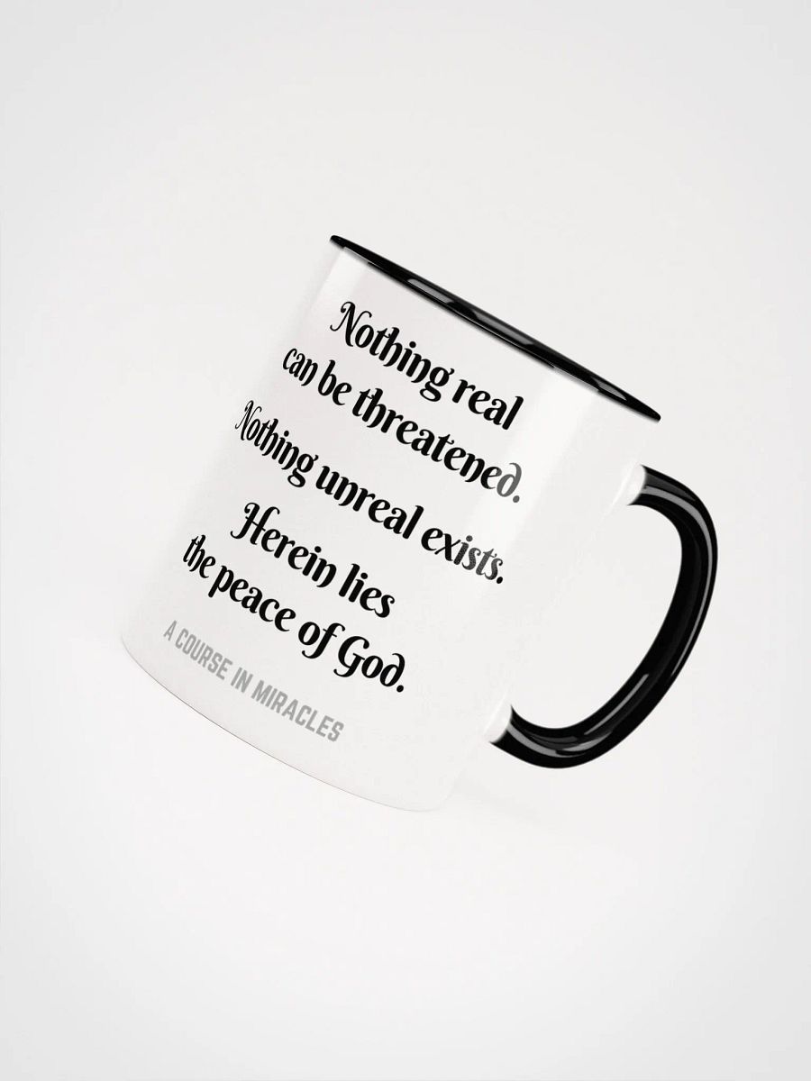 Nothing real can be threatened - ACIM Inspirational Mug product image (53)
