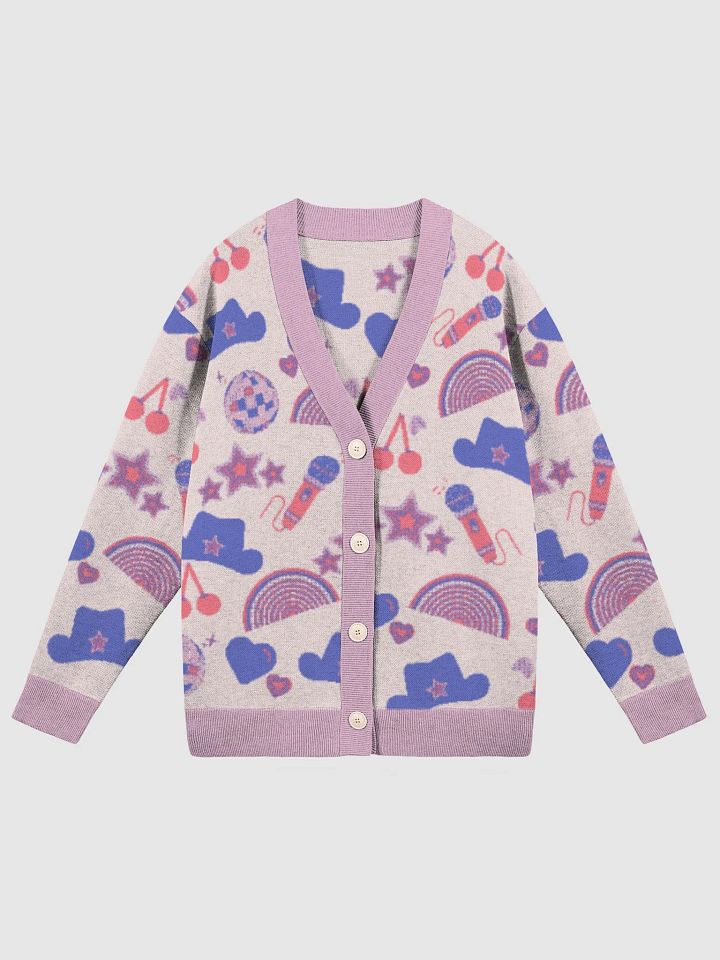 Music & Rainbows Knitted Cardigan product image (1)