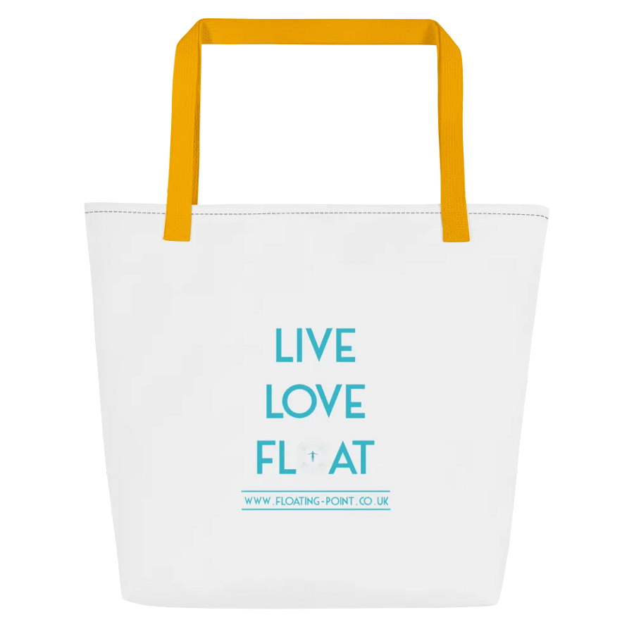 Live Love Float - Tote (Yellow Handle) product image (1)