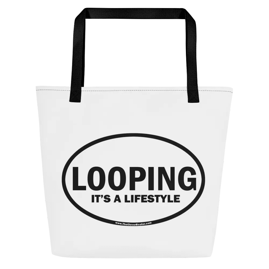 LOOPING - It's A Lifestyle - Canvas Tote product image (1)