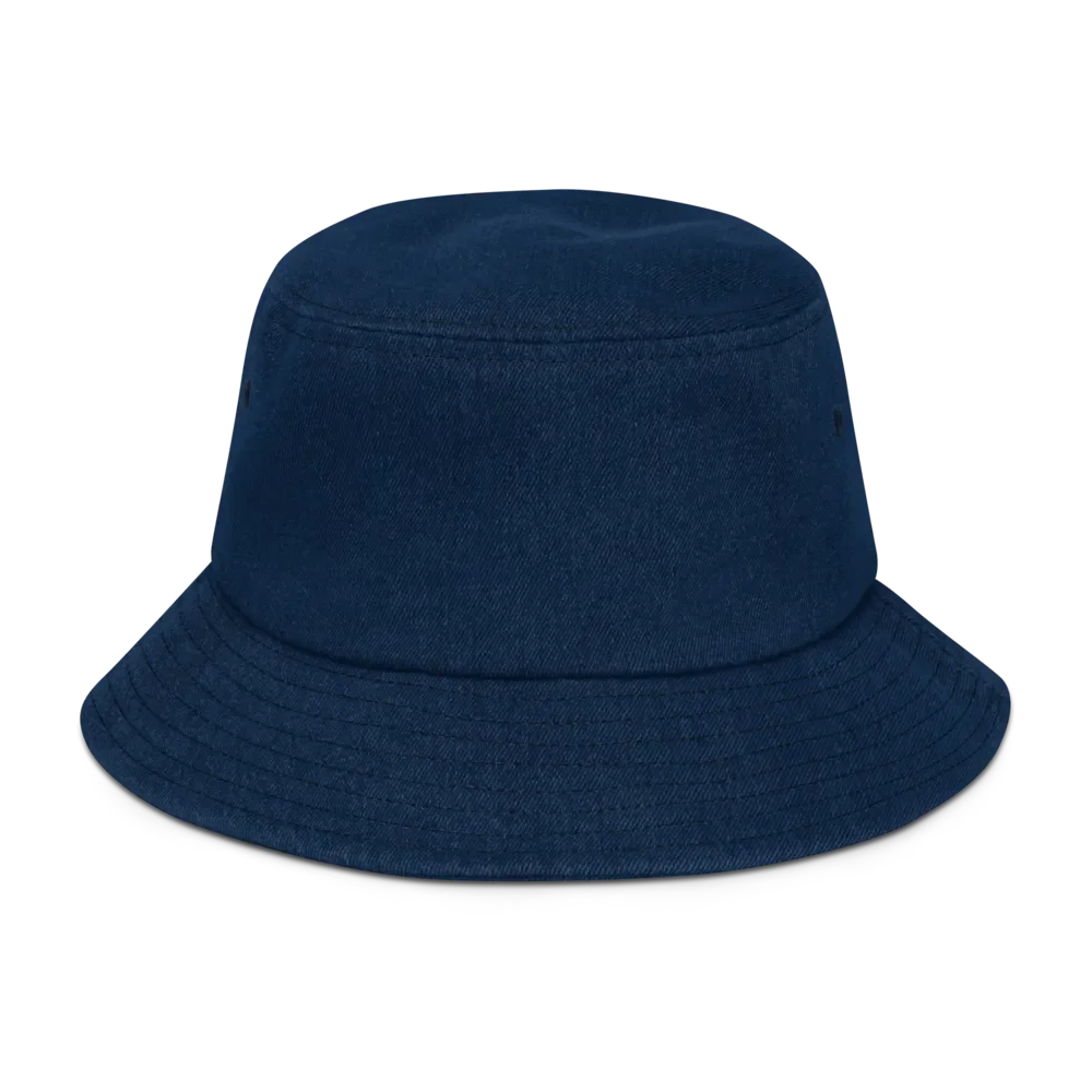 Pink Logo ZKOT Denim Bucket Hat - Show your Support with Style - Headwear - 100% Cotton product image (2)
