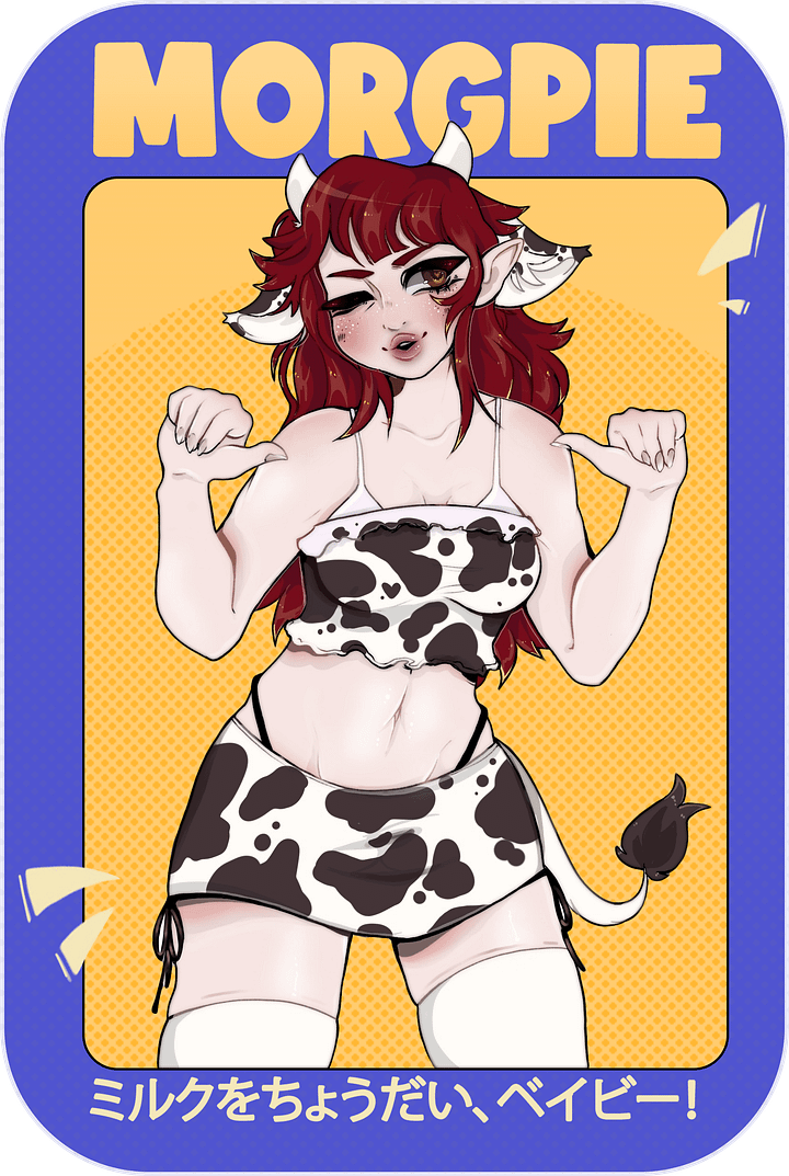 Cow Girl Milkers Sticker product image (2)