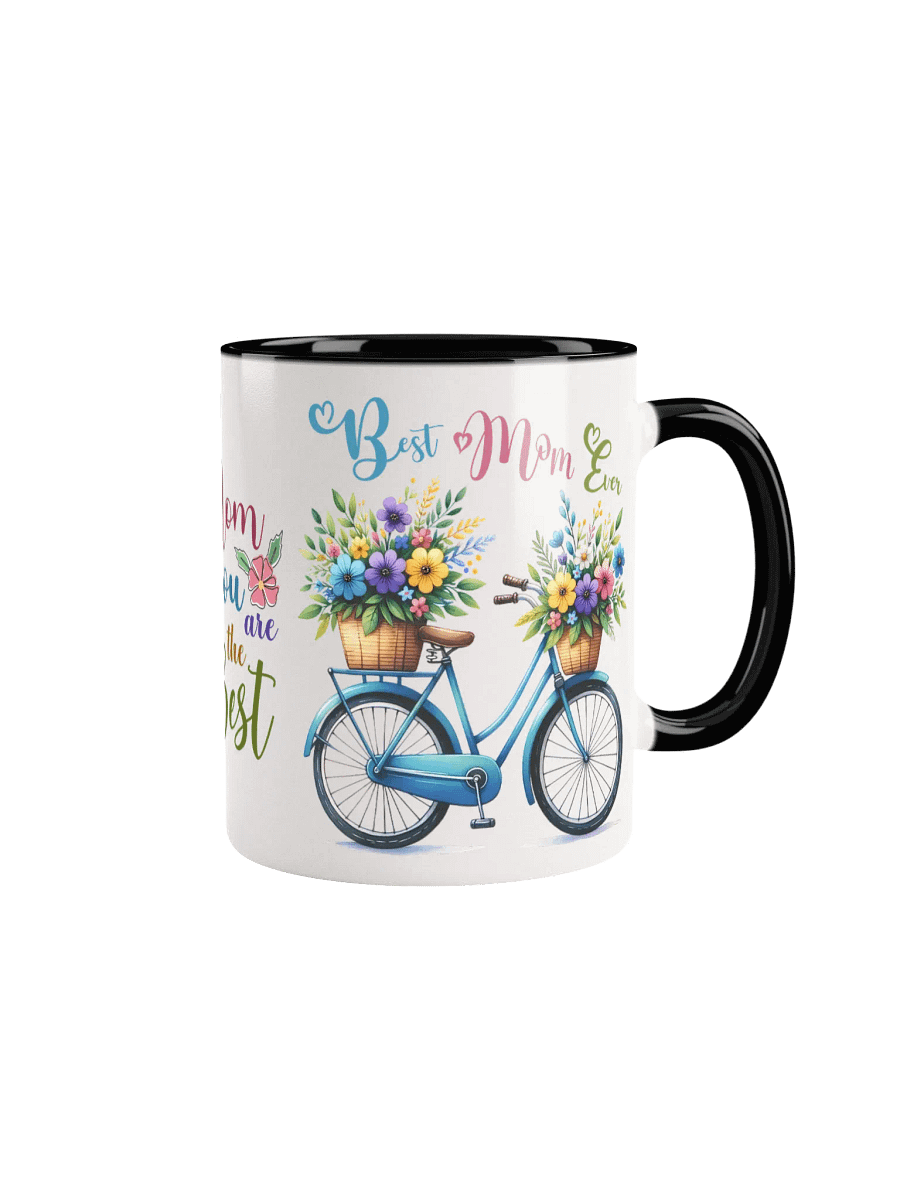 Vintage Bicycle Bliss Best Mom Ever Ceramic Mug product image (1)