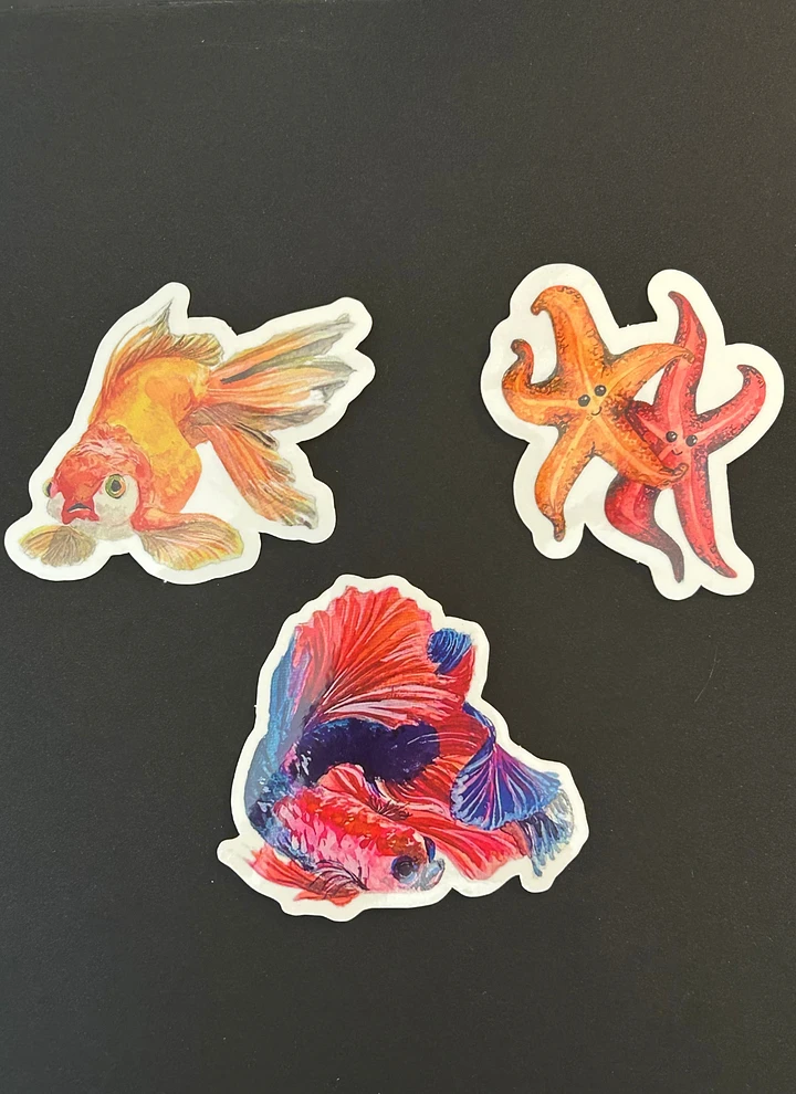 Underwater Critters Vinyl Sticker Pack product image (1)