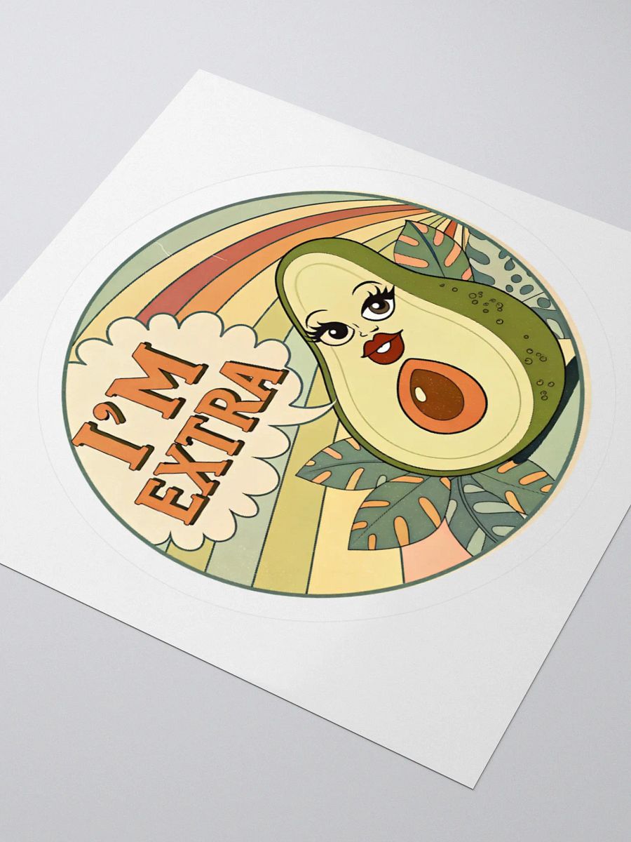 Extra Guac Kiss Cut Stickers product image (8)