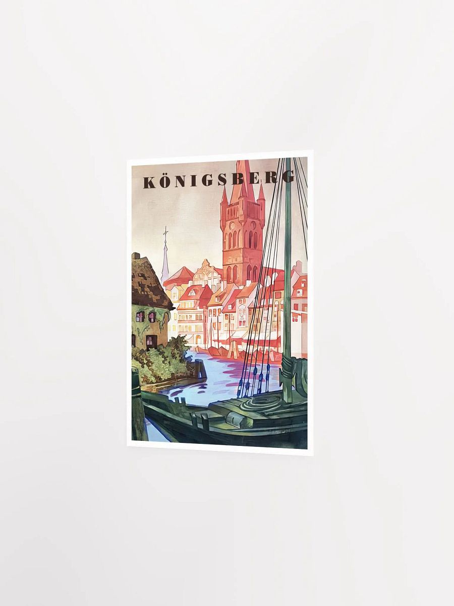 Konigsberg/Königsberg, Prussia, Germany, 1937 — retro vintage travel poster product image (7)