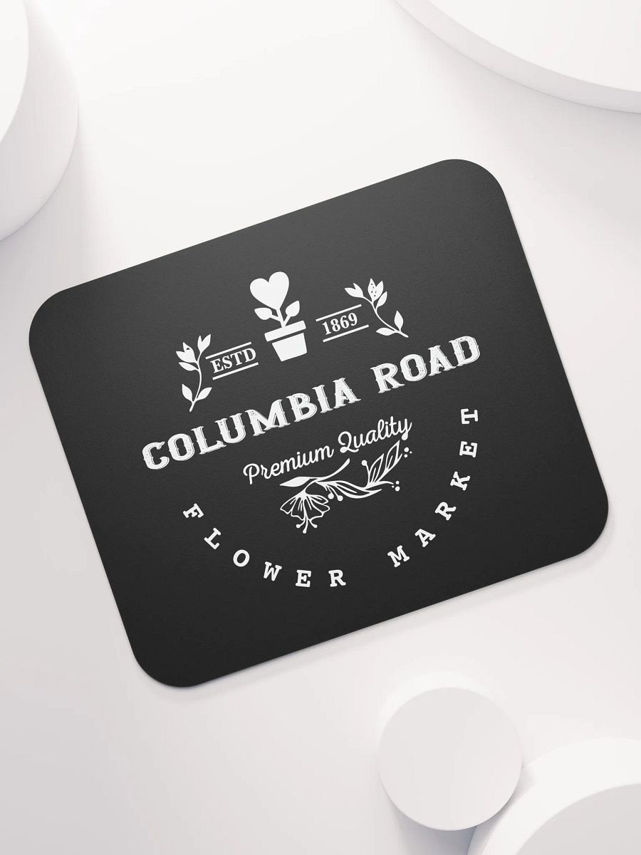 Columbia Road Market Mouse Pad (Black) product image (7)