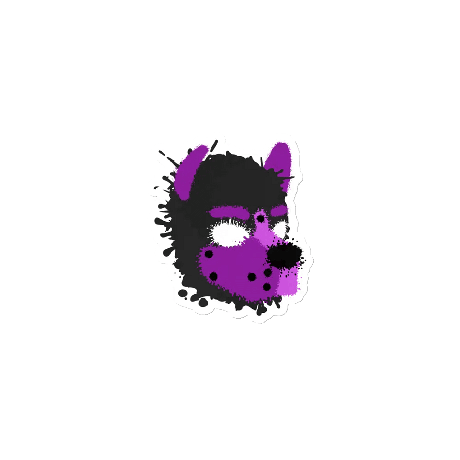 Pup Splatter Magnet - Purple product image (2)