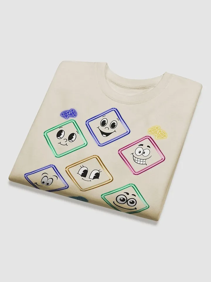 Happy Diamond Faces - Colorful Artistic Sweatshirt product image (2)