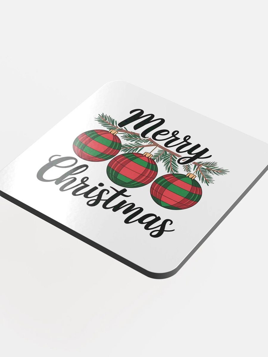 Simple Yet Expressive Merry Christmas Design Coaster Set product image (4)