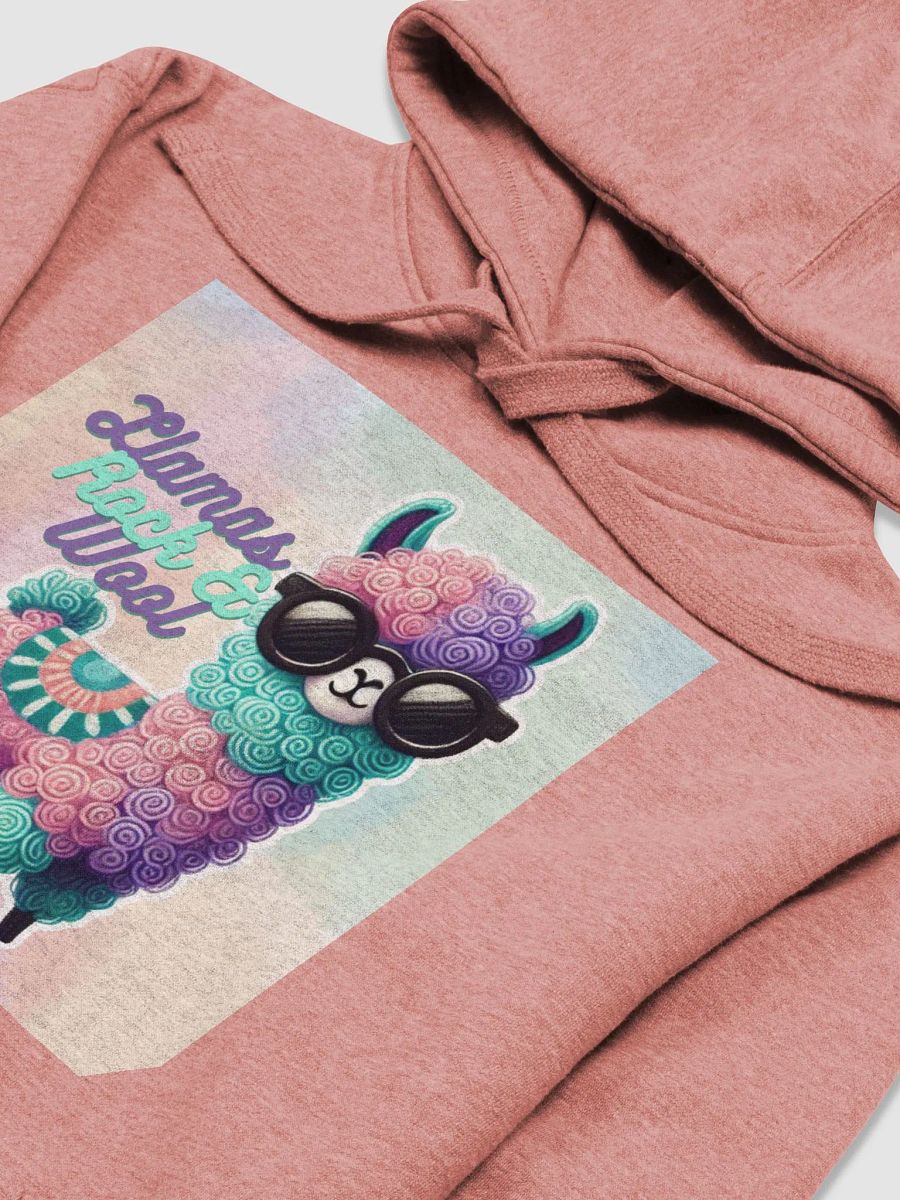 Copy of Llamas Rock & Wool (Cotton Heritage Unisex Premium Hoodie) product image (3)
